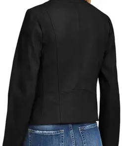 womens-black-round-collar-jacket