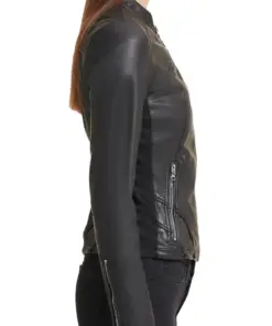 womens-black-faux-leather-scuba-jacket