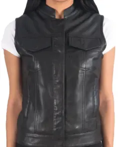 womens-black-moto-faux-leather-vest