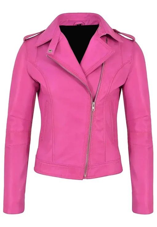 womens-brando-faux-leather-pink-jacket