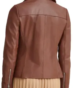 womens-brown-faux-leather-moto-jacket-with-metallic-details