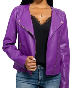 womens-dark-purple-faux-leather-jacket
