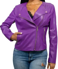 womens-dark-purple-faux-leather-jacket