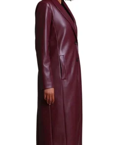 womens-single-breasted-burgundy-faux-leather-coat