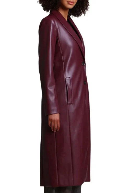 womens-single-breasted-burgundy-faux-leather-coat