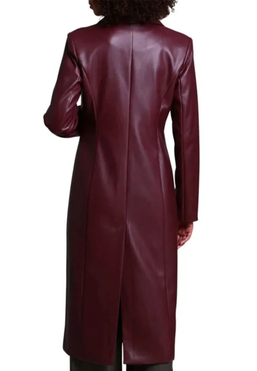womens-single-breasted-burgundy-faux-leather-coat
