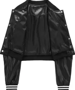 womens-varsity-bomber-black-faux-leather-short-jacket