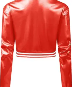 womens-varsity-bomber-red-faux-leather-short-jacket