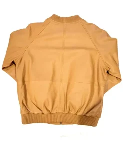 mens-faux-leather-tan-bomber-jacket