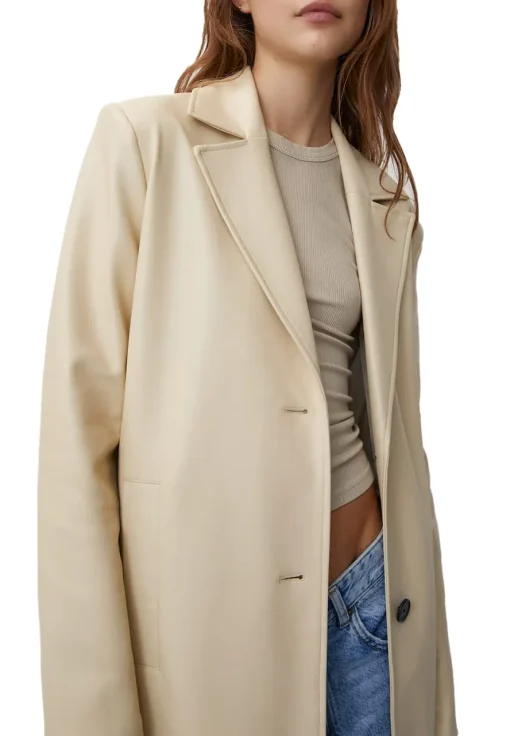 womens-cream-faux-leather-trench-coat