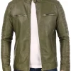 mens-band-collar-green-faux-leather-biker-jacket