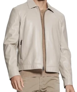 mens-beige-faux-leather-zip-jacket