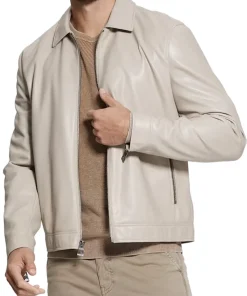 mens-beige-faux-leather-zip-jacket
