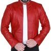 mens-biker-red-faux-leather-jacket
