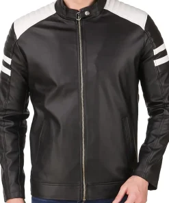mens-black-and-white-quilted-faux-leather-jacket