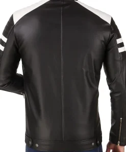 mens-black-and-white-quilted-faux-leather-jacket