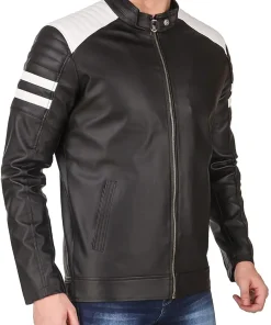 mens-black-and-white-quilted-faux-leather-jacket