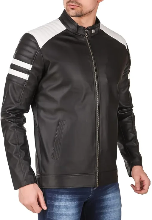 mens-black-and-white-quilted-faux-leather-jacket