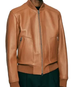 mens-bomber-faux-leather-tan-brown-jacket