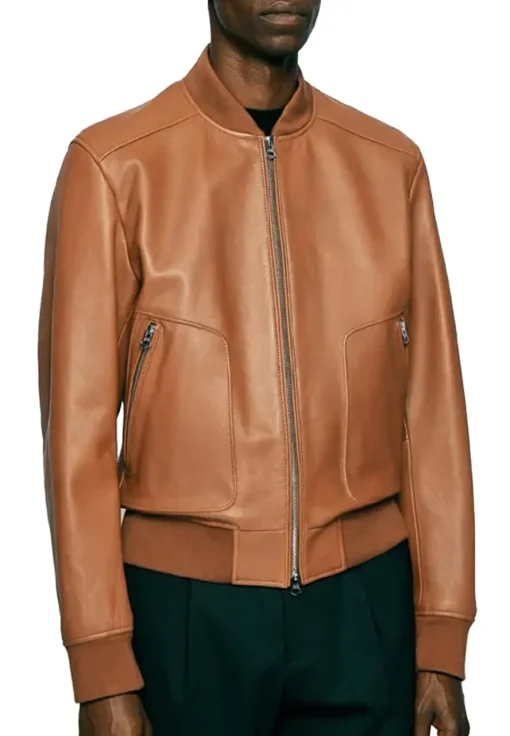 mens-bomber-faux-leather-tan-brown-jacket