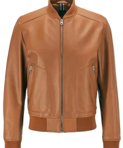 mens-bomber-faux-leather-tan-brown-jacket