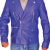 mens-brando-blue-faux-leather-biker-jacket