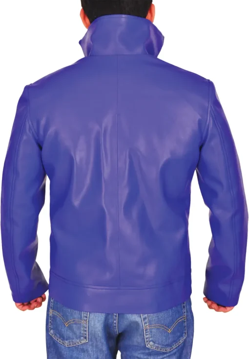 mens-brando-blue-faux-leather-biker-jacket