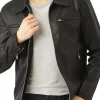 mens-casual-stylish-black-faux-leather-jacket