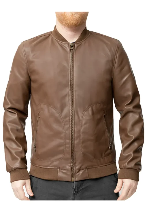 mens-classic-brown-faux-leather-bomber-jacket
