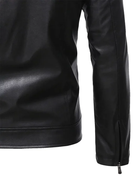 mens-classic-zip-up-black-faux-leather-motorcycle-jacket