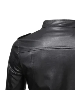mens-classic-zip-up-black-faux-leather-motorcycle-jacket