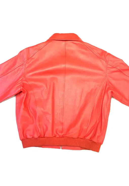 mens-faux-leather-red-bomber-jacket