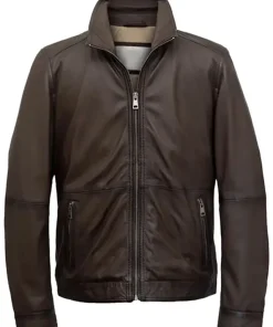 mens-full-zip-brown-faux-leather-jacket
