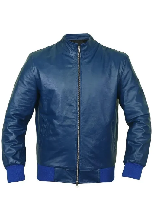 mens-navy-blue-faux-leather-flight-bomber-jacket