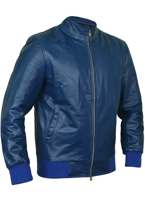 mens-navy-blue-faux-leather-flight-bomber-jacket