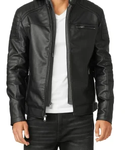 mens-quilted-black-faux-leather-biker-jacket-with-removable-hood