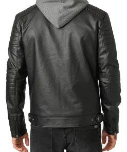 mens-quilted-black-faux-leather-biker-jacket-with-removable-hood