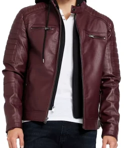 mens-quilted-maroon-faux-leather-biker-jacket-with-removable-hood