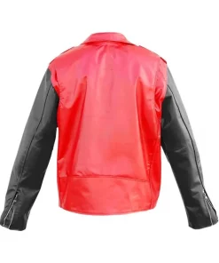 mens-red-faux-leather-biker-jacket-with-black-sleeves