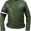 mens-stripe-dark-green-faux-leather-motorcycle-jacket