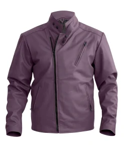 mens-stylish-purple-faux-leather-jacket
