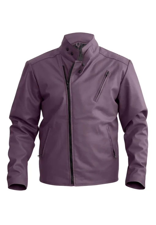 mens-stylish-purple-faux-leather-jacket
