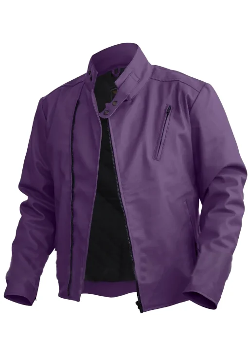 mens-stylish-purple-faux-leather-jacket