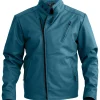 mens-stylish-sea-green-faux-leather-jacket