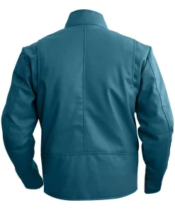 mens-stylish-sea-green-faux-leather-jacket