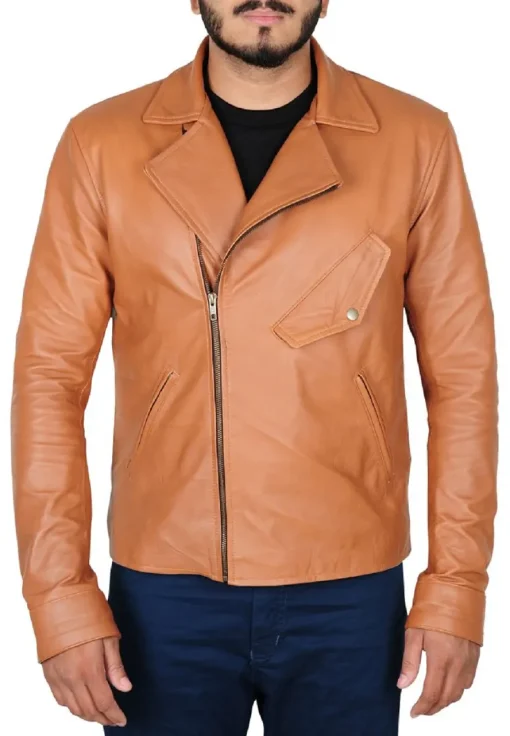 mens-tan-brown-faux-leather-jacket