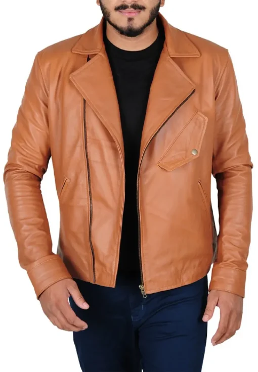 mens-tan-brown-faux-leather-jacket