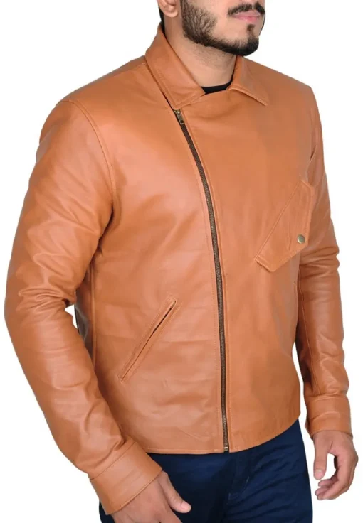 mens-tan-brown-faux-leather-jacket
