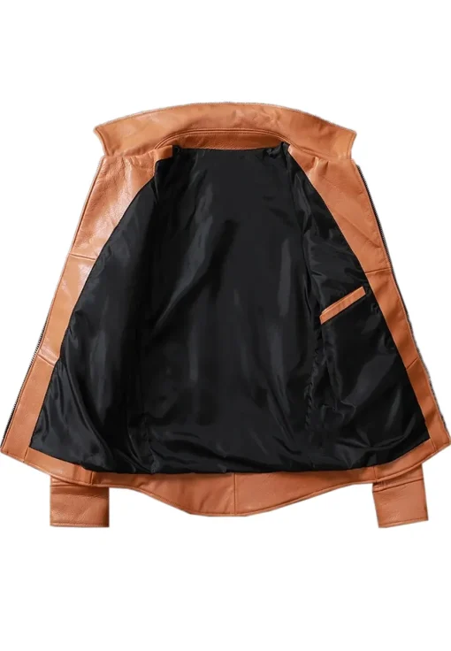 mens-vintage-tan-brown-faux-leather-biker-jacket