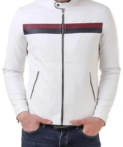 mens-white-faux-leather-biker-jacket-with-red-and-black-stripes